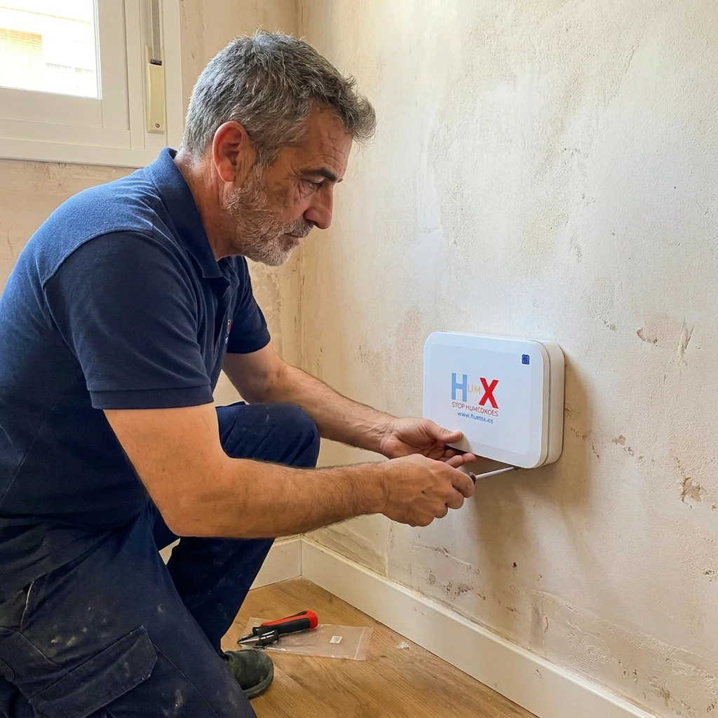 Muro con umidità a Milano